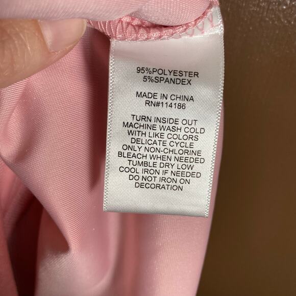 Juicy by Juicy Couture Sz L Pink Velour Flare Track Pants Pull On Stretch Crown - Picture 8 of 9